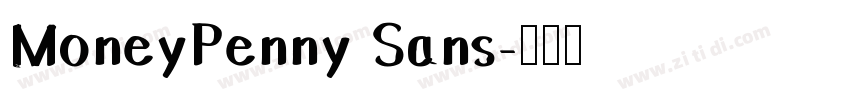 MoneyPenny Sans字体转换